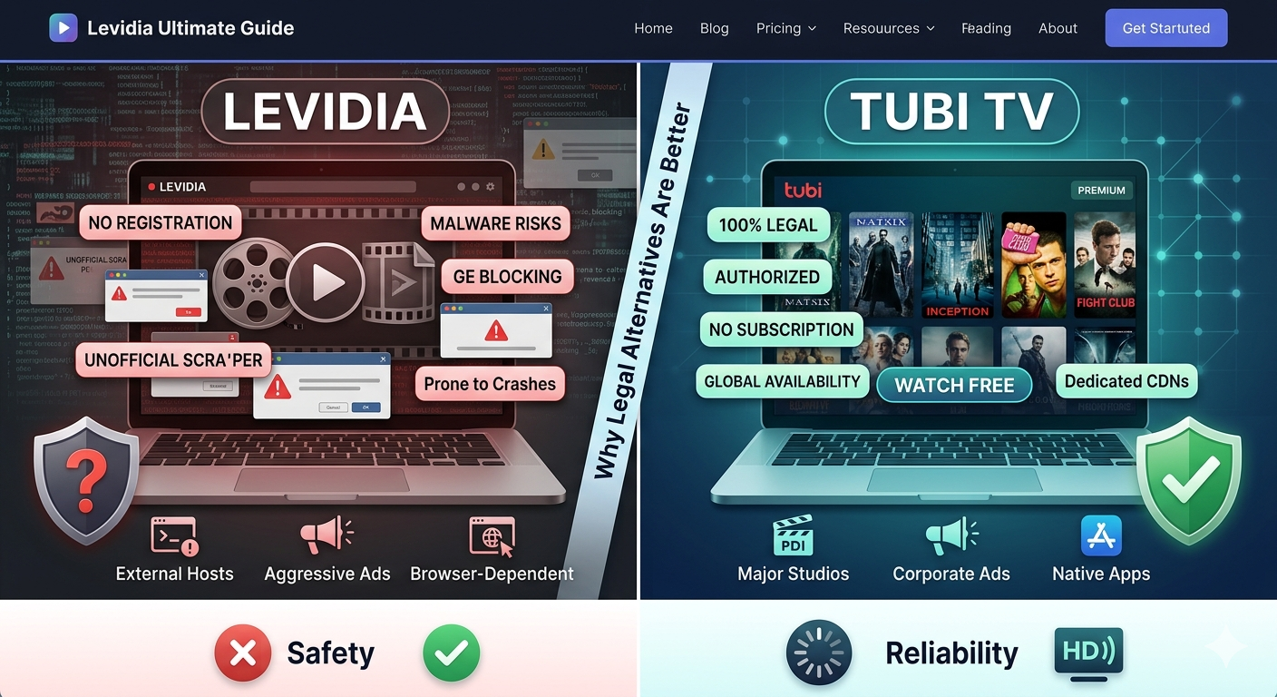 Levidia vs. Tubi TV
