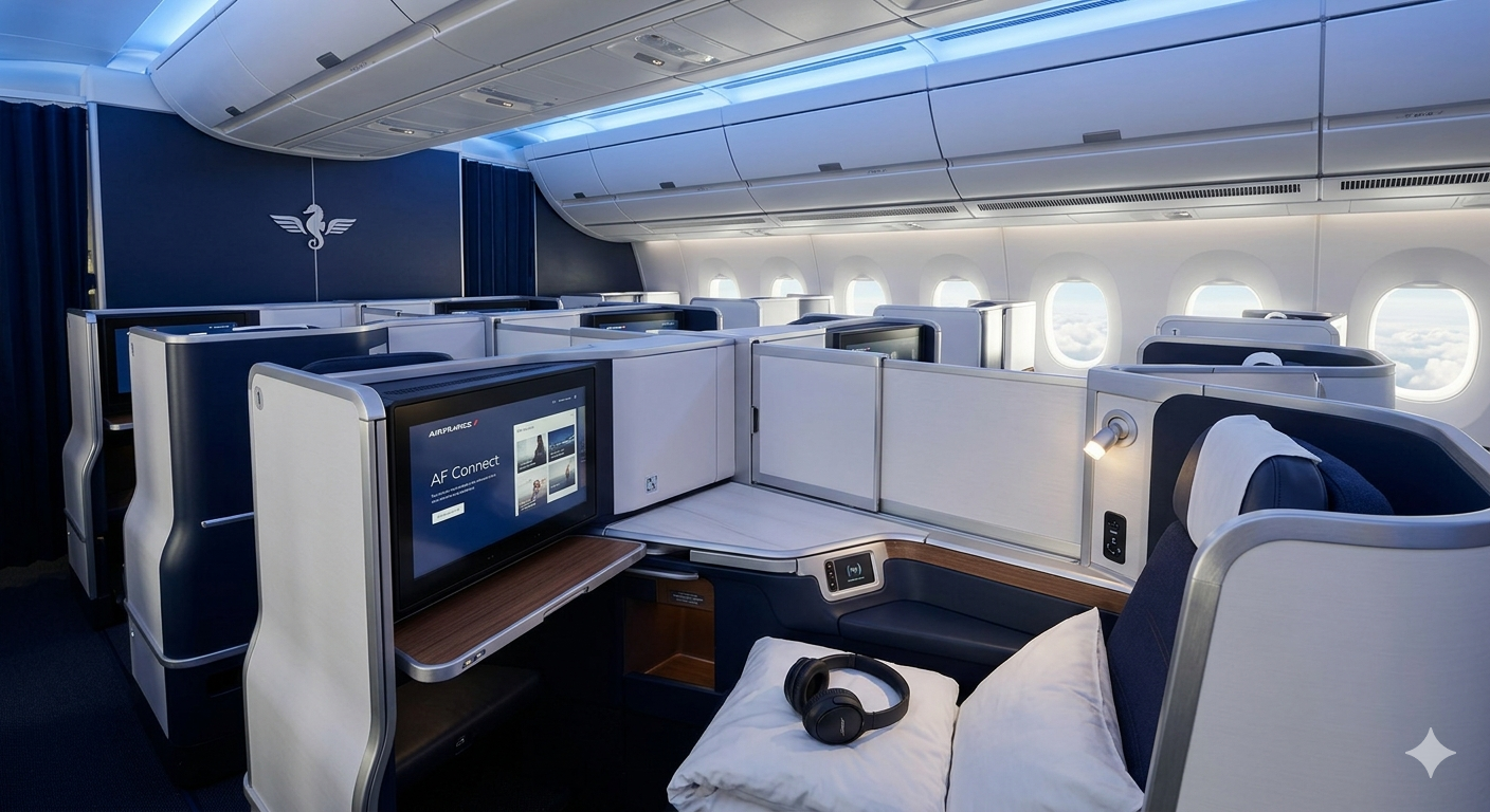 air france a350 business class