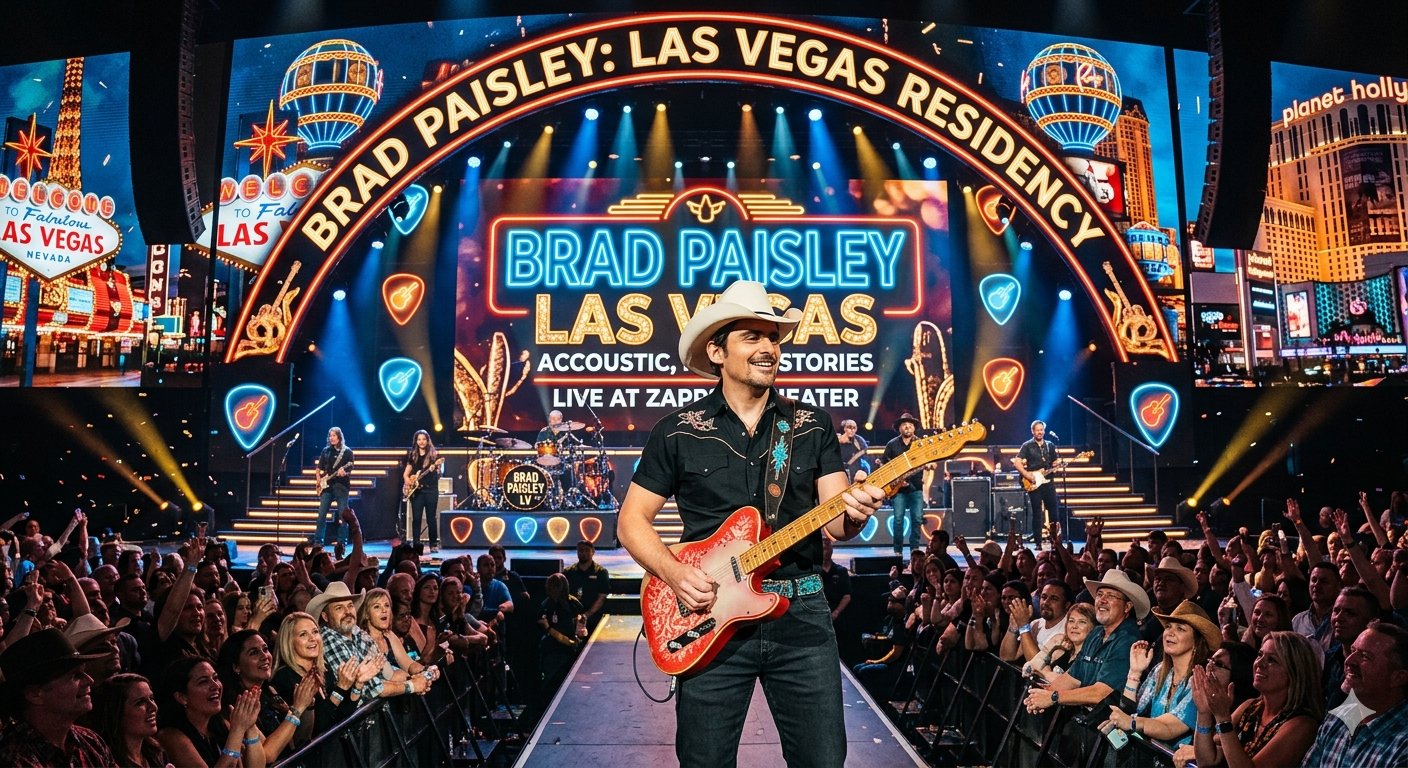 brad paisley las vegas residency